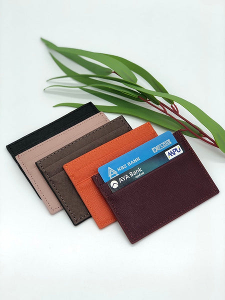 Newton card Holder in Taupe